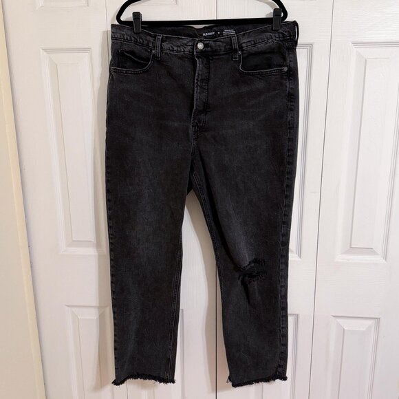 Old Navy Extra High Rise Straight Denim Jeans - Picture 1 of 11